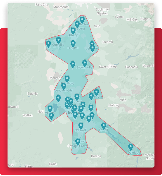 service area map